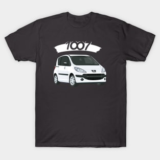 Peugeot 1007 car white T-Shirt